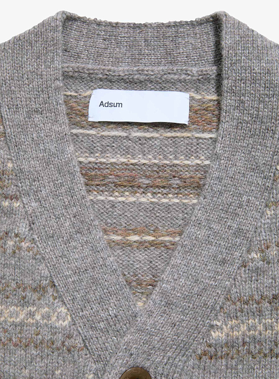 Кардиган Adsum Nordic Cardigan Brown