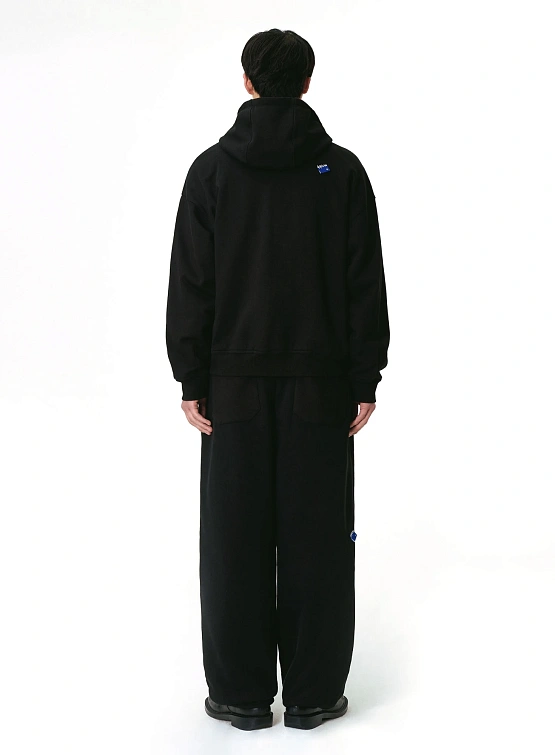 Зип-худи ADERERROR Sig; BL Tag 02 Black