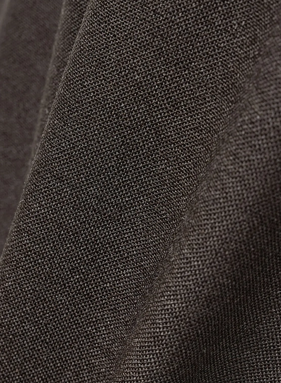 Брюки AMOMENTO Wool Wide Pants Dark Brown