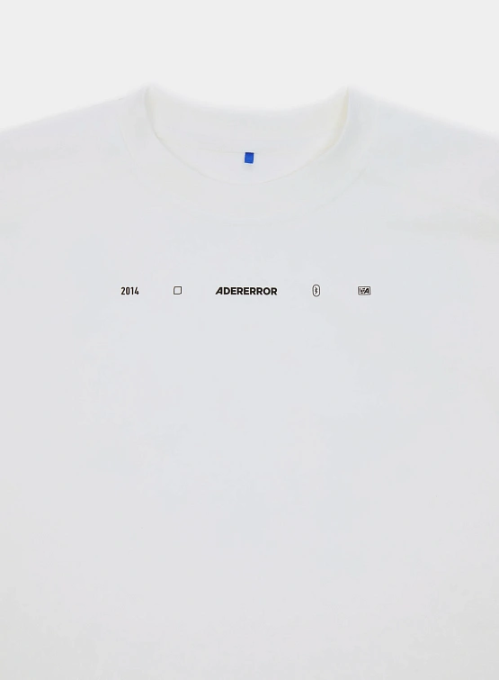 Футболка ADERERROR T-Shirt Product. 38 Off White