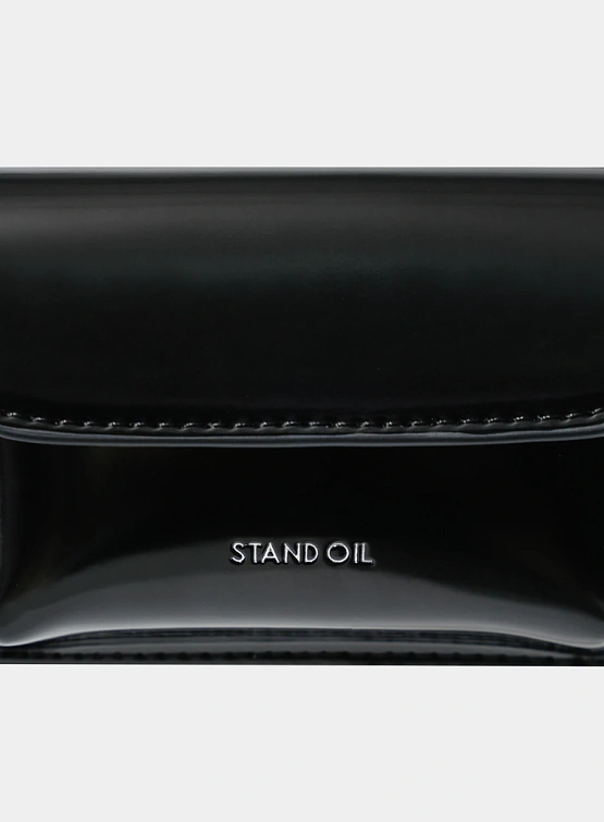 Женская сумка STAND OIL Chubby Wallet Glossy Black