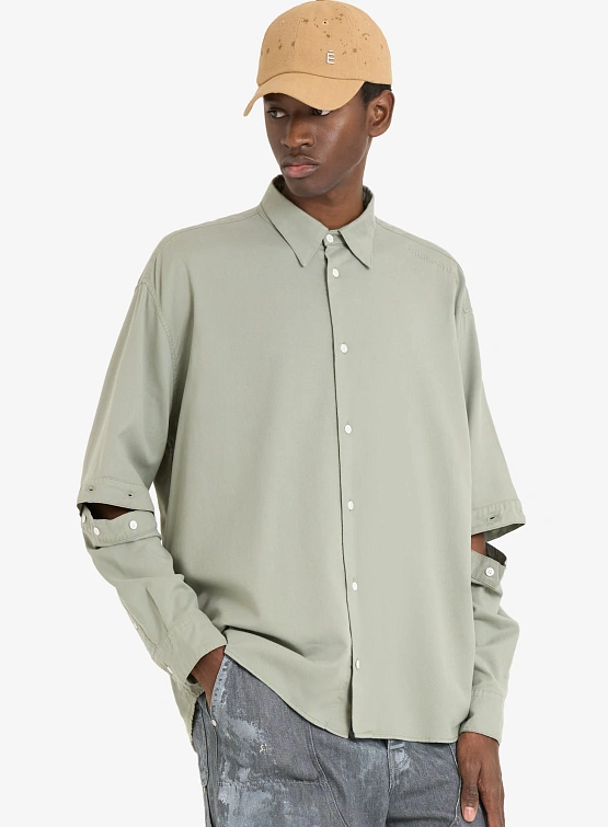 Рубашка Études Buttoned Sleeve Shirt Sage