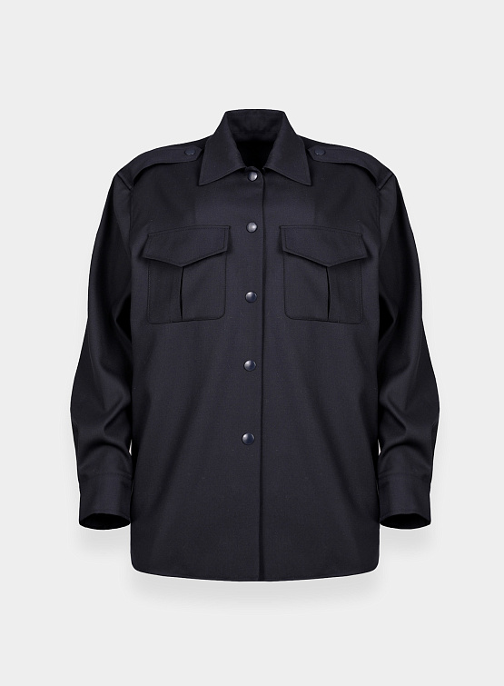 Женская рубашка System Military Shirt-Jacket Dark Navy