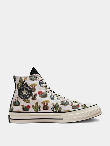 Кеды Converse Chuck 70 Succulent Print High Top Egret