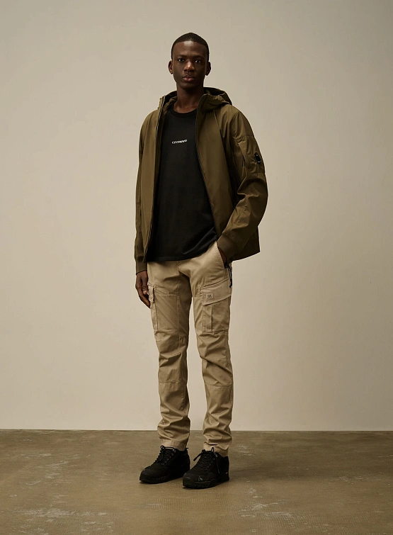 Футболка C.P. Company 24/1 Jersey Logo Black