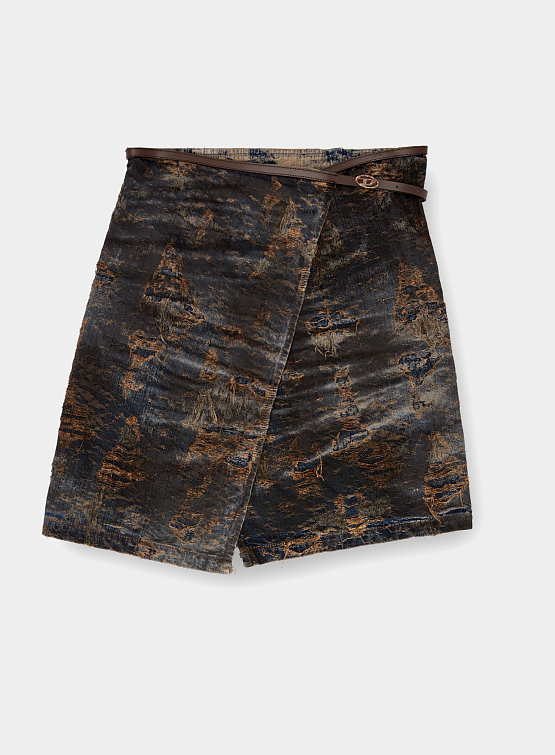 Женская Юбка Diesel De-Lem-Fsf Gonna Brown