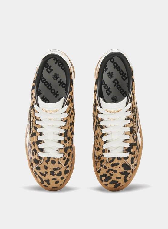 Женские кеды Reebok Club C Grounds UK Cheetah