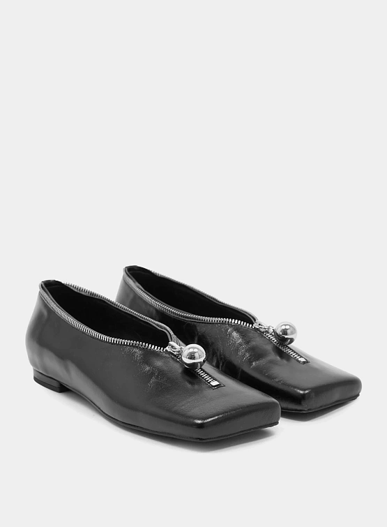 Женские туфли EPINGLER Silver Ball Toe Black