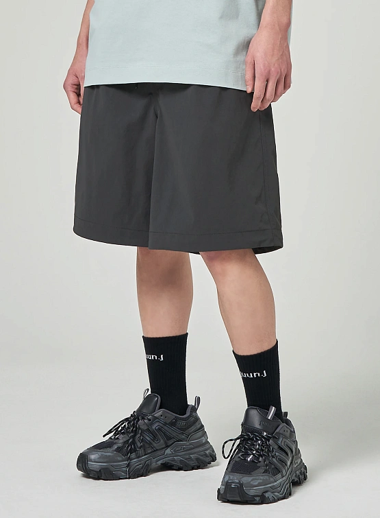 Шорты JUUN.J Nylon Wide Shorts Grey