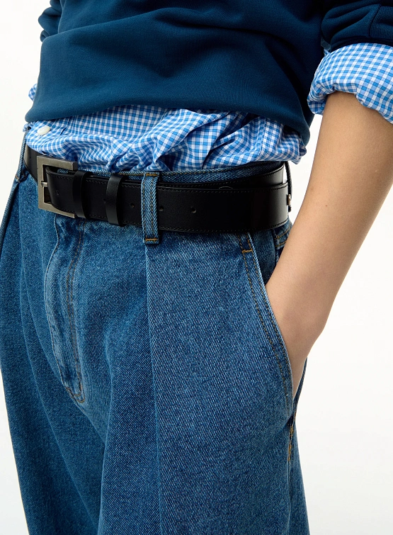 Джинсы ADERERROR Sig; TRS Tag 02 Blue