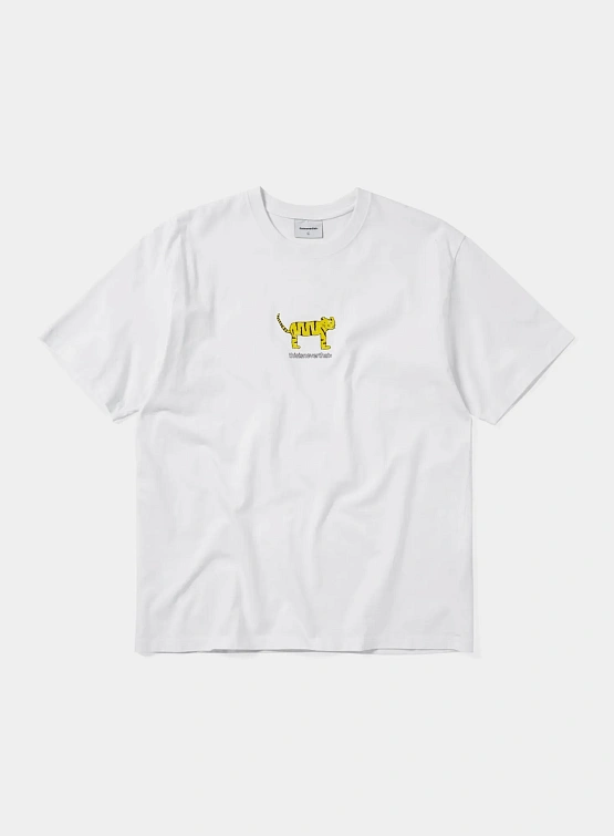 Футболка thisisneverthat Yellow Cat Tee White