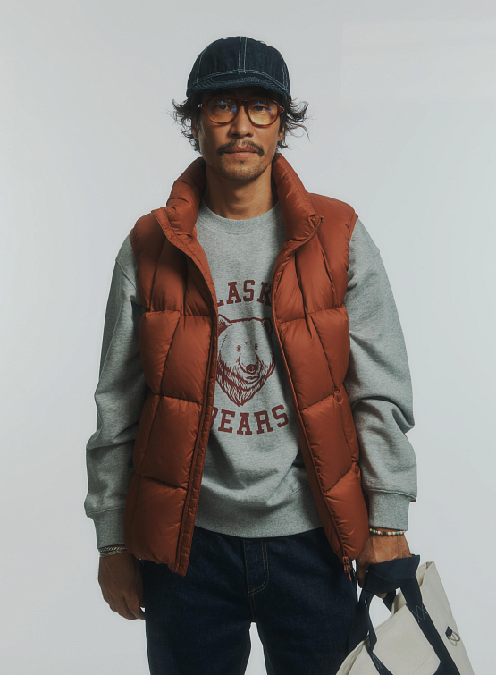 Жилет Uniform Bridge AE Utility Duck Down Brick Red