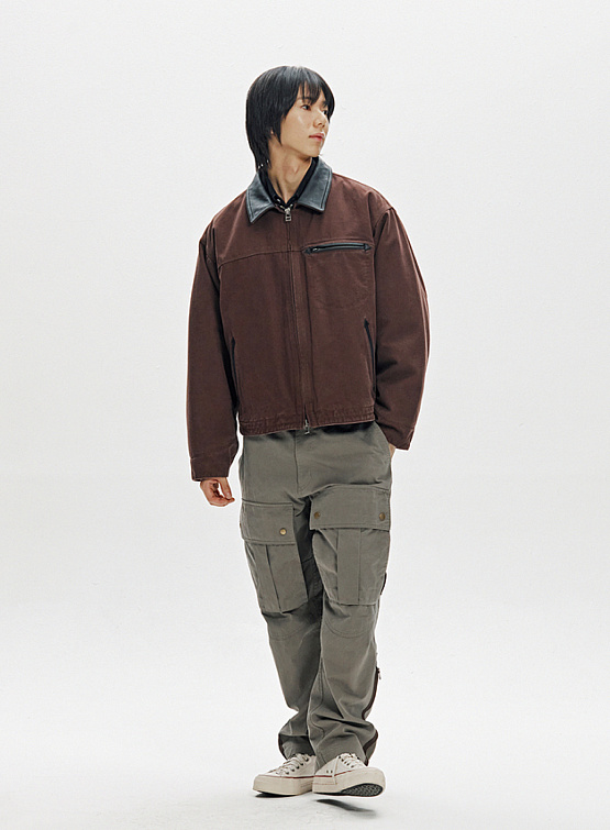 Куртка FrizmWORKS Heavy Canvas Destroyed Brown