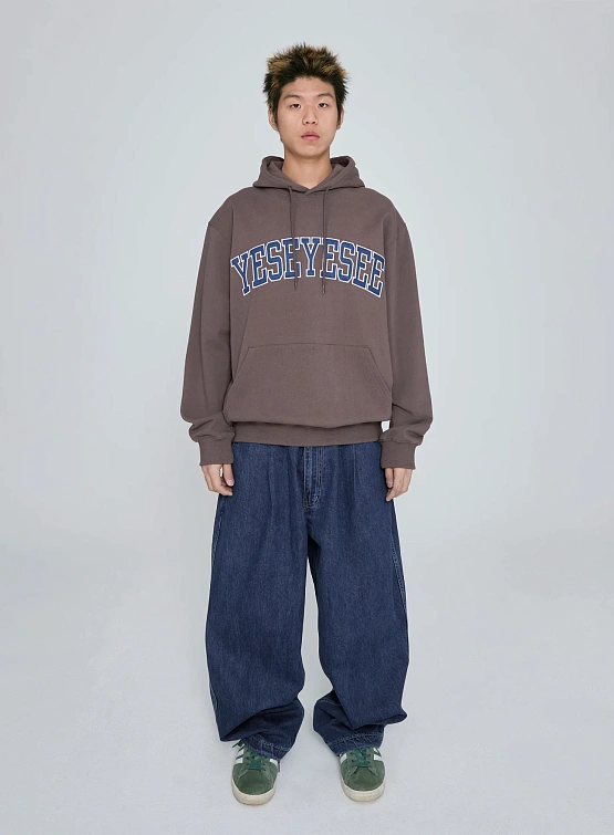 Худи YESEYESEE Arch Logo Hoodie Cocoa