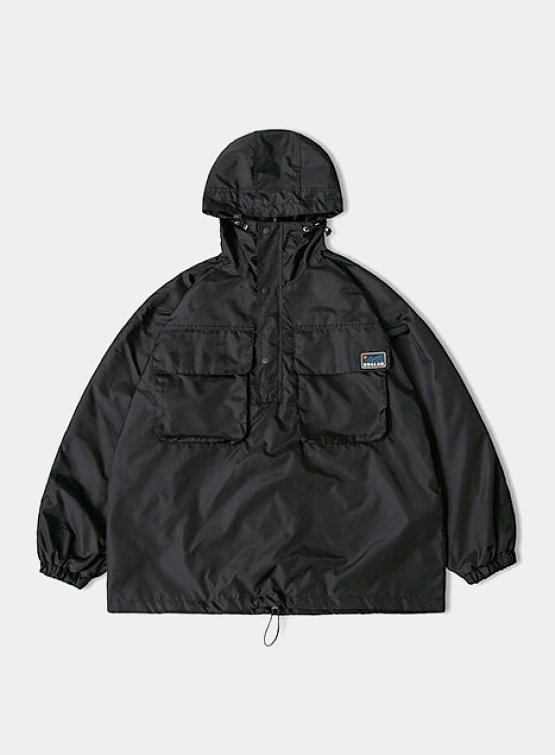 Анорак ANGLAN Double Pocket Mountain Anorak Black