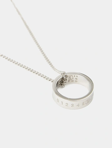 Ожерелье MM6 Maison Margiela Number Logo Ring Necklace