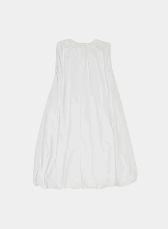 Женское платье AMOMENTO Cotton Volume Shirring White