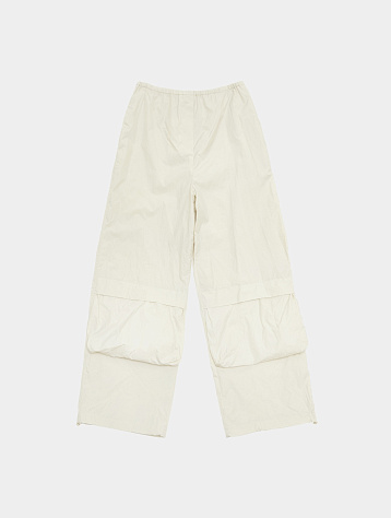 Женские брюки AMOMENTO Drawstring Pocket Pants Light Beige
