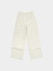Женские брюки AMOMENTO Drawstring Pocket Pants Light Beige