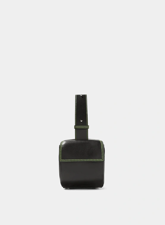 Женская сумка Sunnei Lacubetto Cross Zip Black