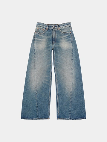 Женские джинсы MM6 Maison Margiela Wide Leg Blue