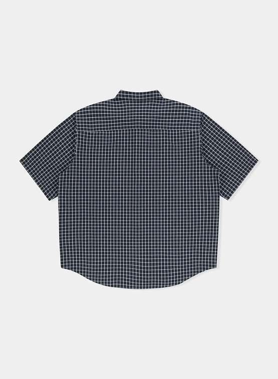 Рубашка YESEYESEE SN-Logo Short Sleeve Check Navy