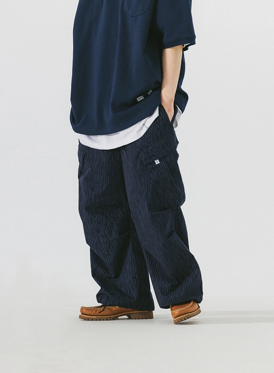 Брюки ANGLAN Camo Oblique Cargo Pants Navy