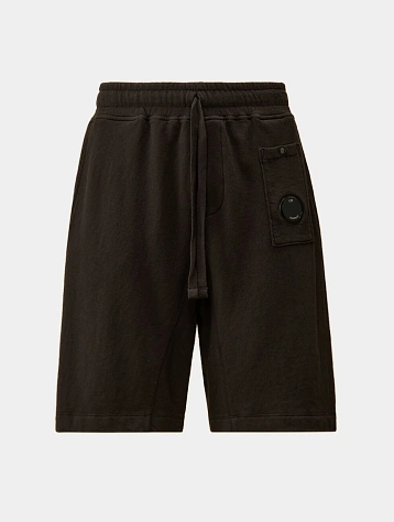 Шорты C.P. Company Malfilè Fleece Lens Black