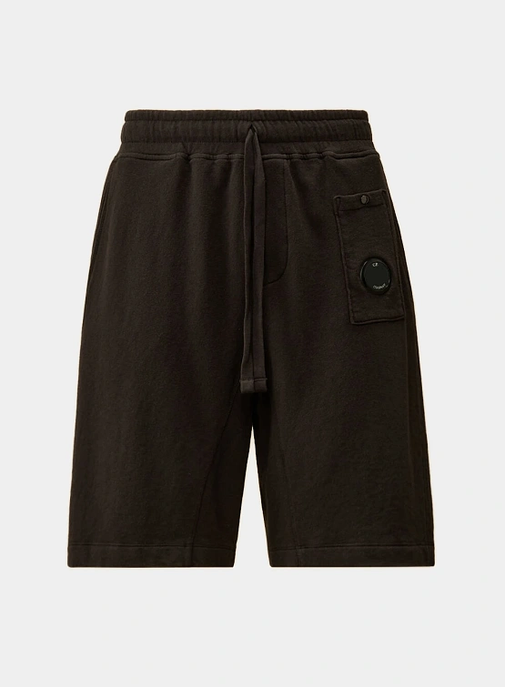 Шорты C.P. Company Malfilè Fleece Lens Black