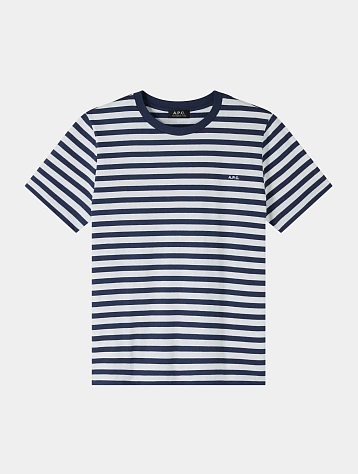 Футболка A.P.C. Standard Brodé T-Shirt Dark Navy