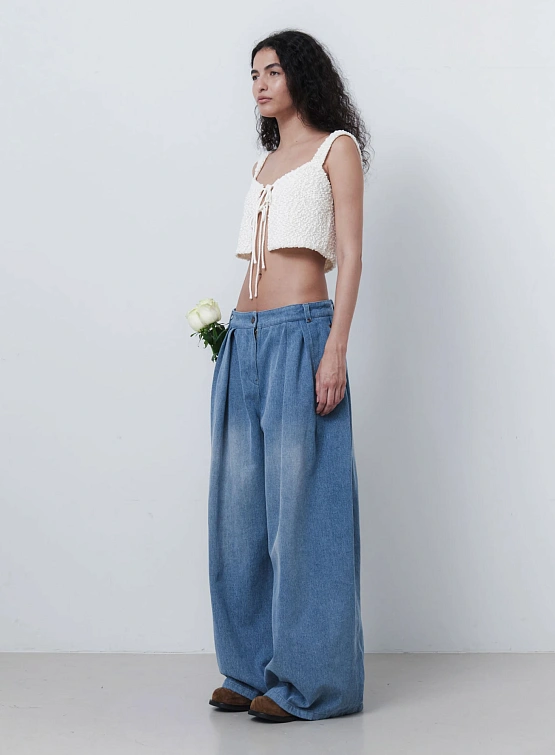 Женский топ EPINGLER Pom Pom Knitting Cream