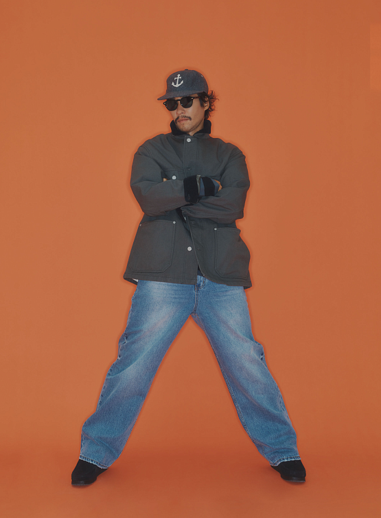 Джинсы Uniform Bridge AE 5p Denim 12oz Washed Indigo