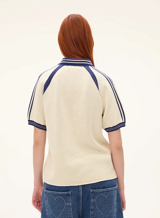 Поло Carne Bollente Captain Kinky Cream/Dark Blue