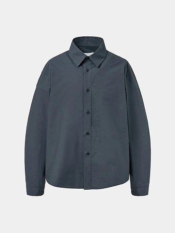 Рубашка AMOMENTO Basic Pocket Navy