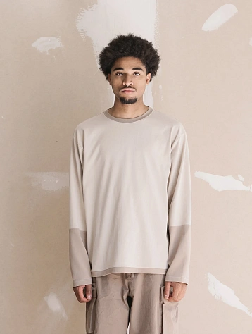 Лонгслив Satta LS Contrast Top Light Stone