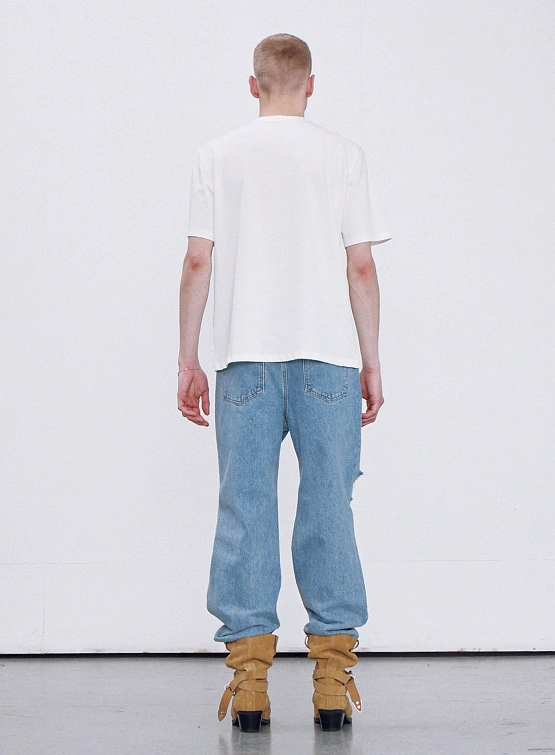 Футболка Recto RC Logo Jacquard Patch T-shirt White