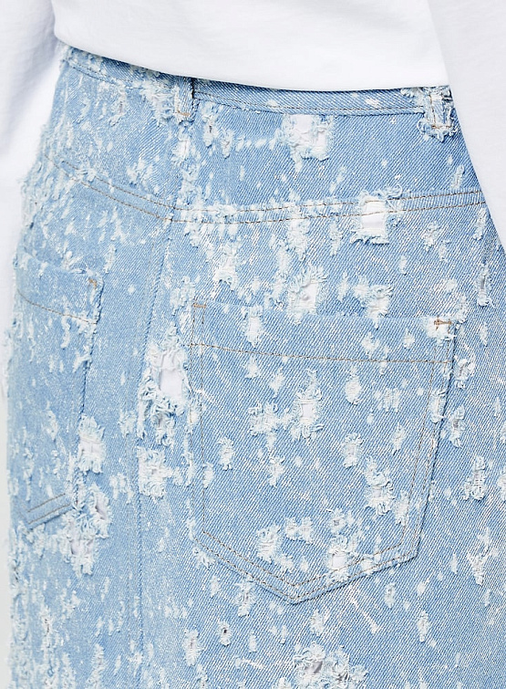 Женская юбка JUUN.J Bullet Denim Mini Skirt Sky Blue