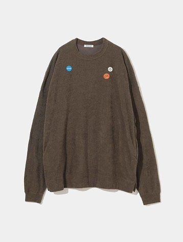 Пуловер UNDERCOVER Pile Embroidered Badge Khaki