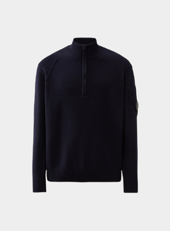 Халф-зип C.P. Company Lambswool GRS Knit Nightshade