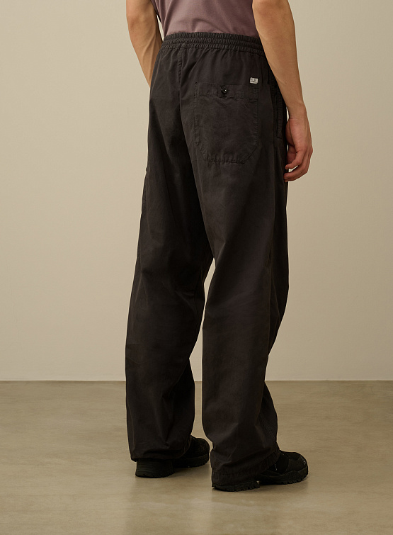 Брюки C.P. Company Microreps Boxy Loose Utility Black Sand