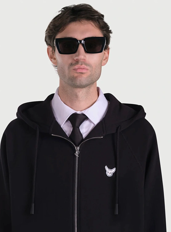 Зип-худи 3.PARADIS Dove Patch Black