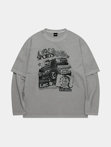 Лонгслив LMC Overdyed Layered Long Slv Tee Grey