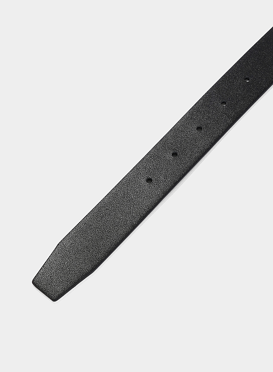 Ремень System Classic Leather Square Buckle Black