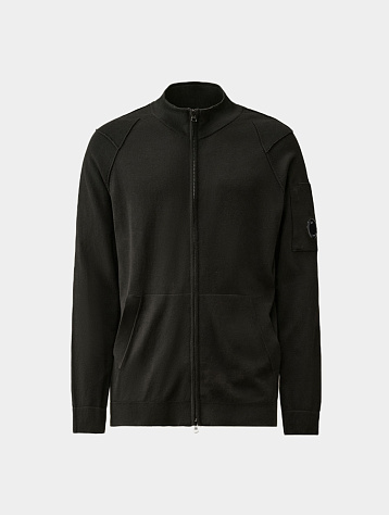 Кардиган C.P. Company Lens-detail Knitted Black