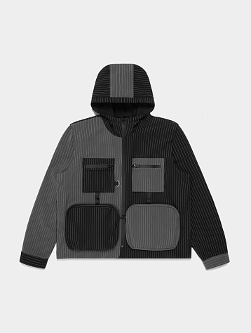 Куртка Afield Out Pintstripe Utility Jacket Black/Grey
