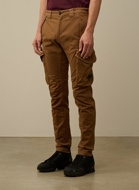 Брюки C.P. Company Stretch Sateen Ergonomic Lens Toffee