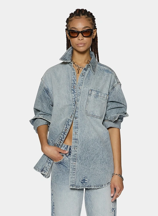 Женская Рубашка Ksubi Oversized Shirt Klassic Kraftwerk