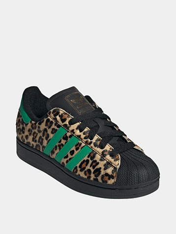 Женские кеды adidas Originals Superstar II Leopard Print