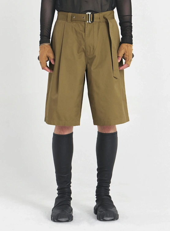 Шорты UNAFFECTED Belted One Tuck Beige