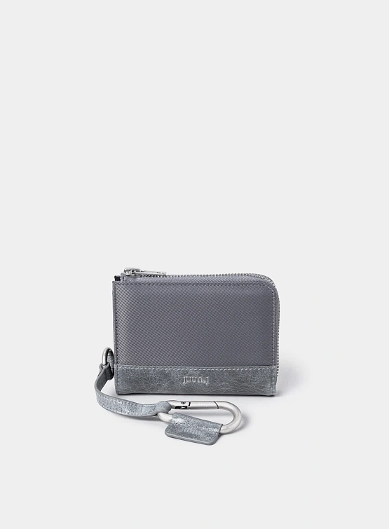 Кардхолдер JUUN.J Nylon Zip Card Holder Grey